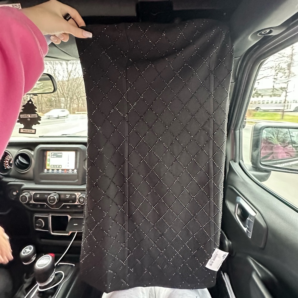 Strapless Black Mini Dress